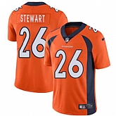 Nike Denver Broncos #26 Darian Stewart Orange Team Color NFL Vapor Untouchable Limited Jersey,baseball caps,new era cap wholesale,wholesale hats
